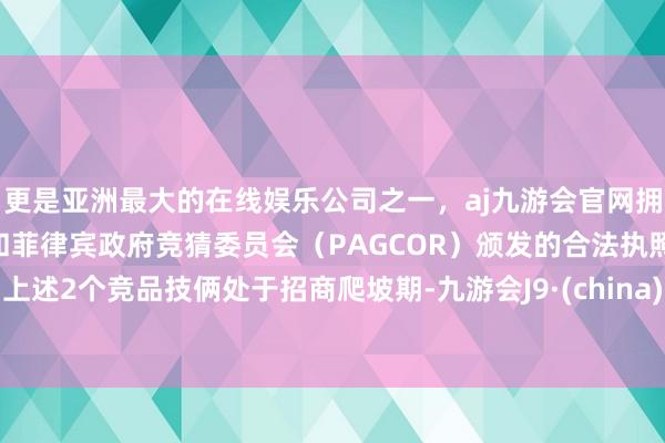 更是亚洲最大的在线娱乐公司之一，aj九游会官网拥有欧洲马耳他（MGA）和菲律宾政府竞猜委员会（PAG